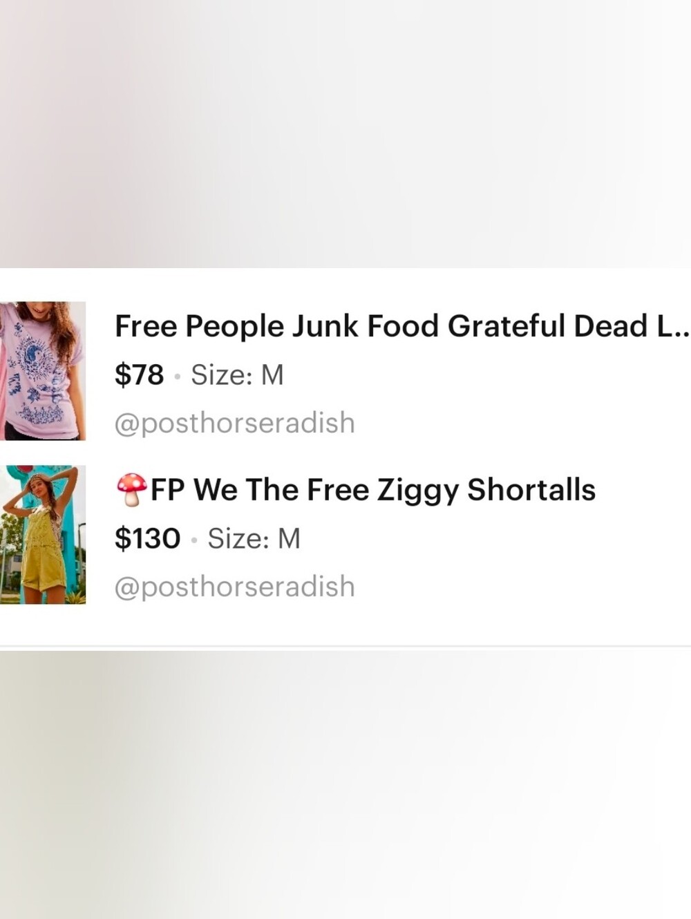 FP Bundle ▪︎ Grateful Dead Tee M | Ziggy Overalls M